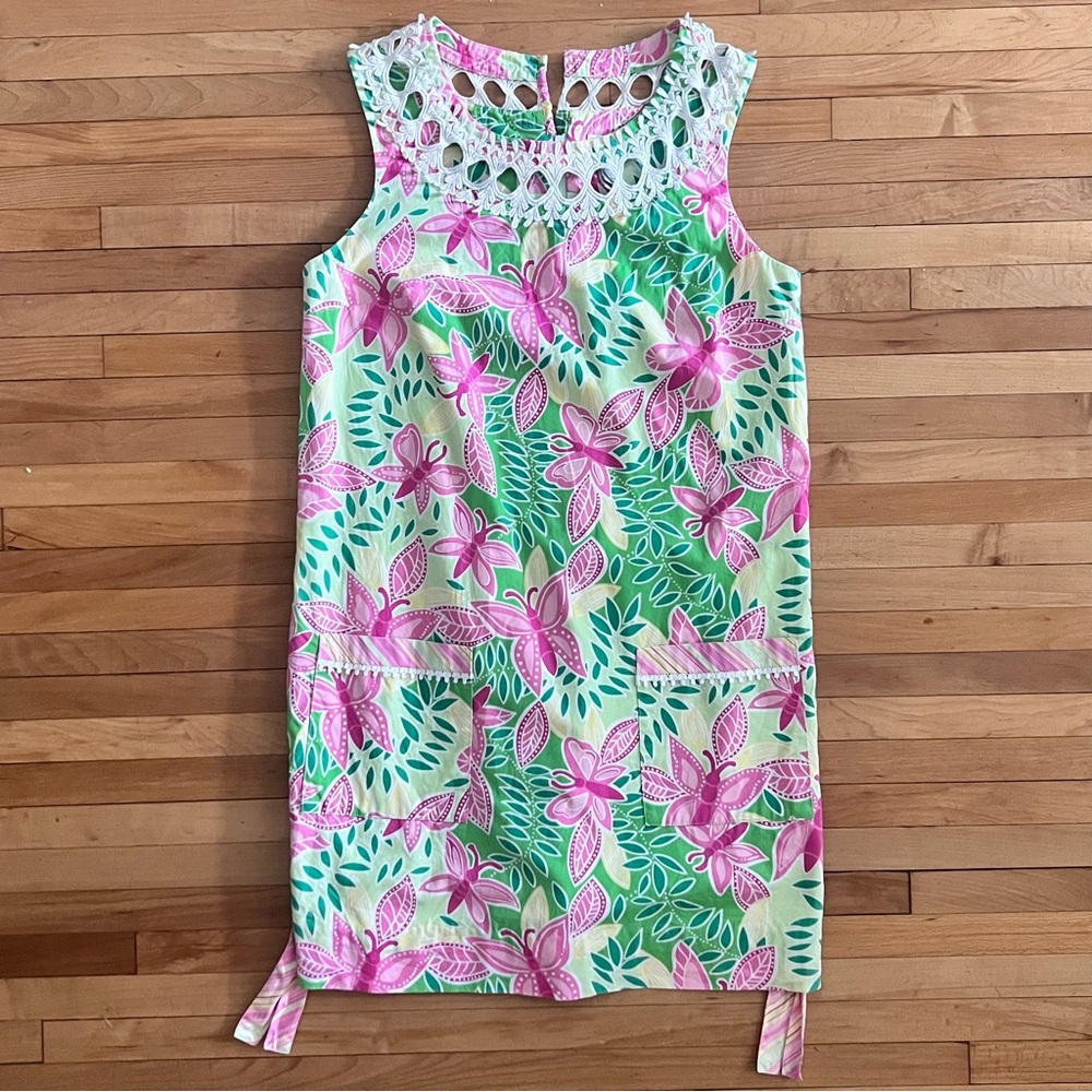 Lilly Pulitzer Butterfly Palm Print Dress